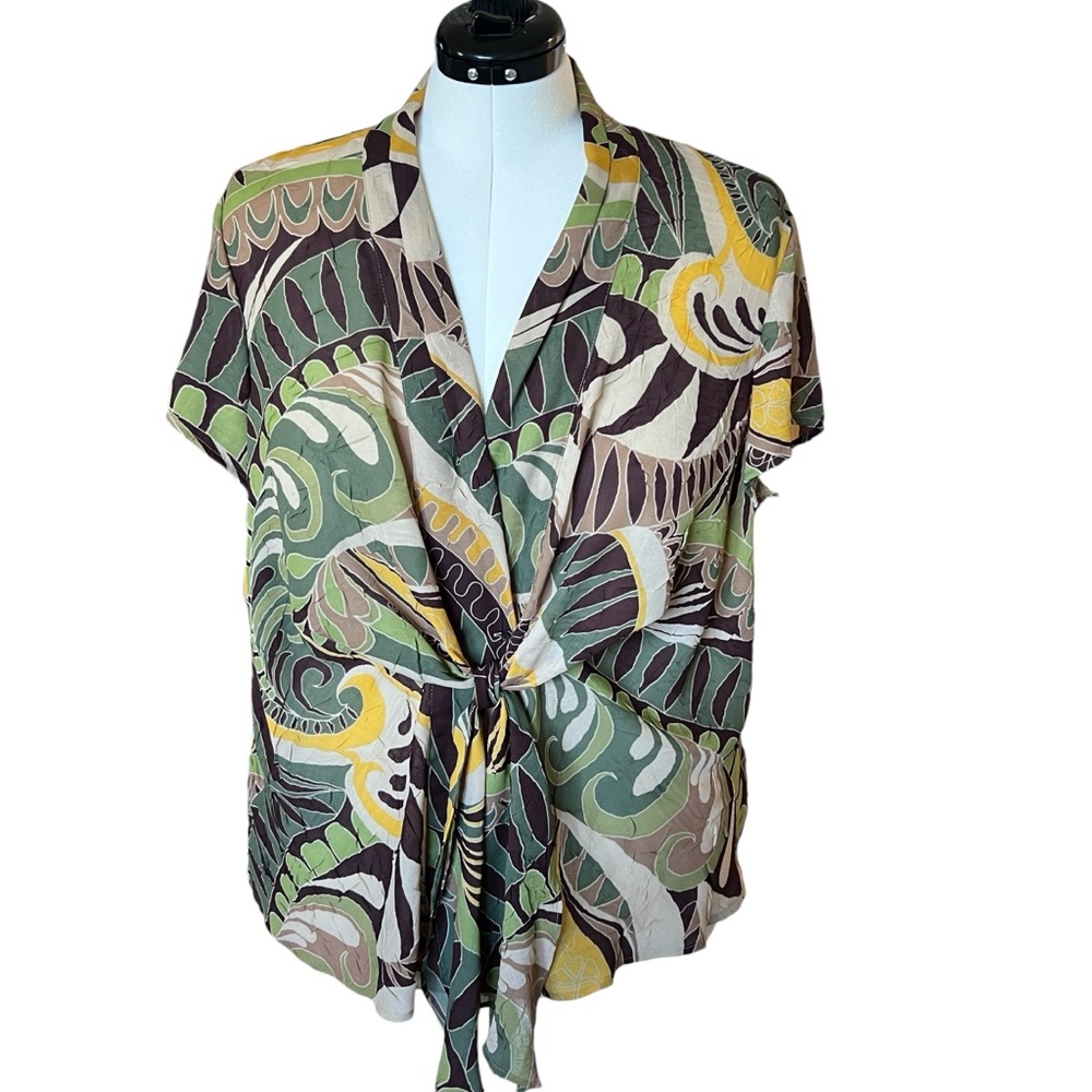 Kasper Women multicolor blouse SZ 2X